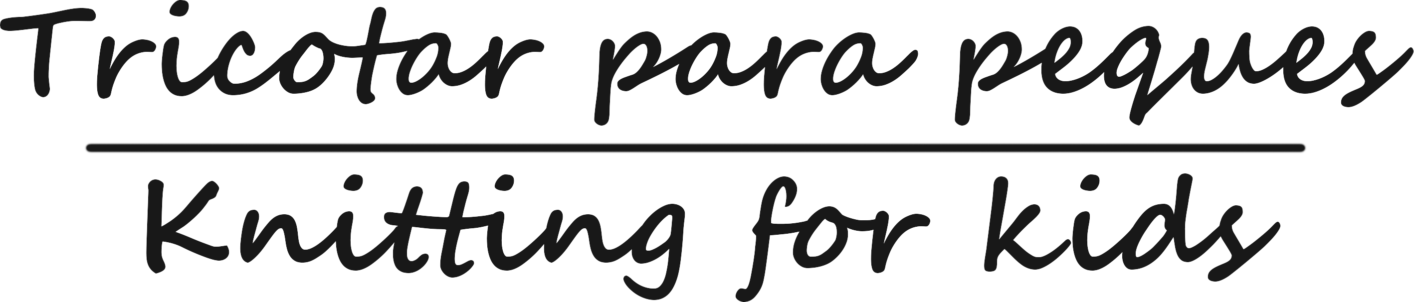 Tricotar para peques – Knitting for kids